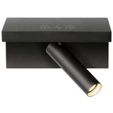 Hilton Shelf Light with Wireless Charger + USB