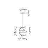 Blimp Pendant Light