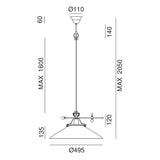 Country Pendant Light Counterweight