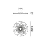 Plie Ceiling Light
