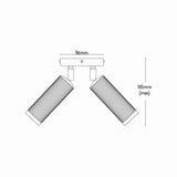 Spot Double Ceiling Light