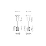 Metamorphosis Anthracite Pendant Light