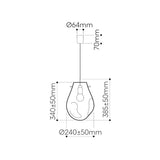 Soap Pendant Light