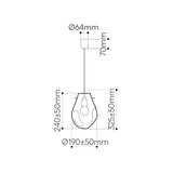 Soap Pendant Light