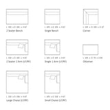 Big Easy Modular Sofa - Single Bench