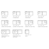Daydream Modular Sofa - 2 Seater 1 Arm