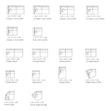 Dempsey Modular Sofa - 4 Seater Bench