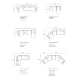 Dempsey Modular Sofa - 3.5 Seater 1 Arm
