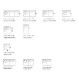 Drifter Modular Sofa - 2 Seater Bench