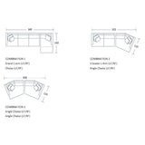 Drifter Modular Sofa - Angle Chaise