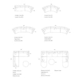 Lunar Modular Sofa - Single 1 Arm
