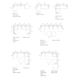 Palisades Modular Sofa - 3 Seater 1 Arm