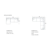 Rydell Modular Sofa - 2.5 Seater 1 Arm