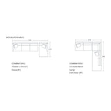 Sherman Modular Sofa - 4 Seater Bench
