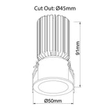 Sola Multi Downlight - Mini Round Recessed