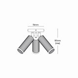 Spot Triple Ceiling Light