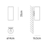 Armonia 14cm Wall Light