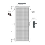 Invisi-Gard® Hinged Security Door