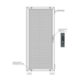 Invisi-Gard® Sliding Security Door