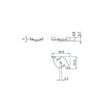 X_Trac Trimless Ceiling Clip