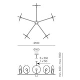Erto 5lt Pendant Light