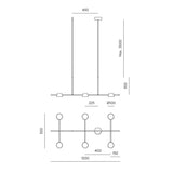 Nera 6lt Pendant Light