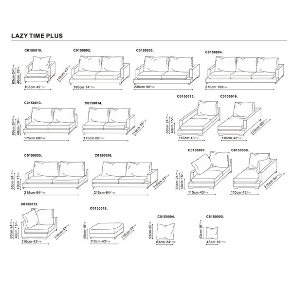 Lazytime Plus Sofa - LAF Chaise (C0150015)
