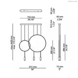 Revolta Linear Single & Double Pendant Light