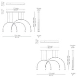 Volta T-3535 T-3536 Multi Pendant Light