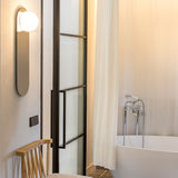 Circ Oval Mirror Wall Light