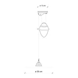 B&W Rise & Fall Pendant Light