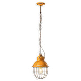 Industrial Caged Pendant Light