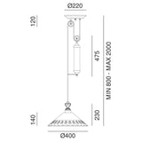 Fior Di Pizzo Pendant Light