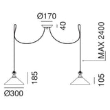 Tabia Radial Pendant Light