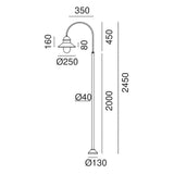 Borgo 1lt Post Light
