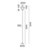 Borgo Bollard Light