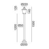 Venezia Pole Light