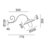 Barchessa Wall Light