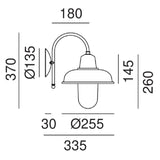 Contrada Outdoor Wall Light