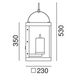 Round Lanterne Wall Light