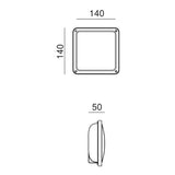 Marina Step Square Wall Light