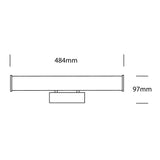 Aqua Bathroom Wall Light