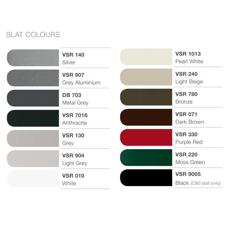 Helioshade F Slats