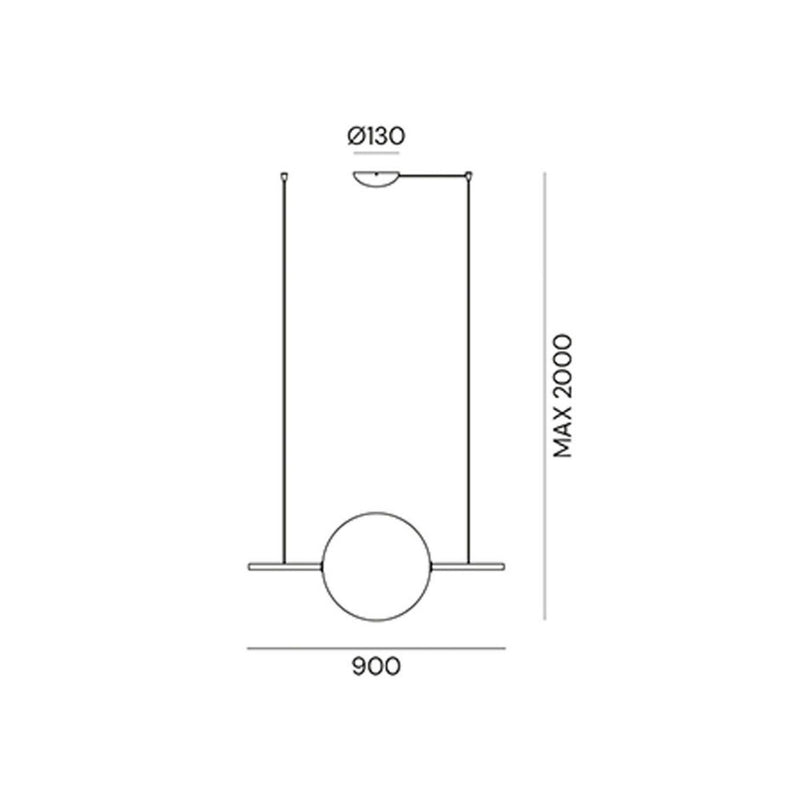 Alma 1lt Pendant Light