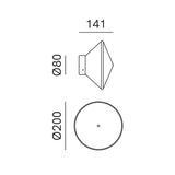 Foam Diamond Wall Light