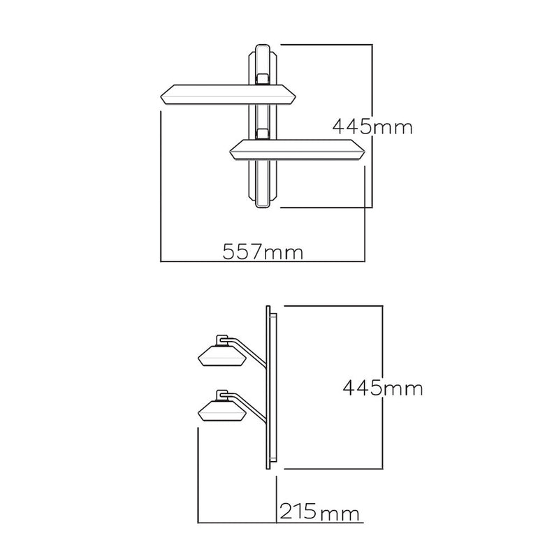 Rinato Double Wall Light