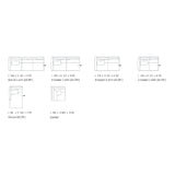 Alpine Modular Sofa - 3 Seater 1 Arm