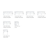 Parker Modular Sofa - 4 Seater 1 Arm