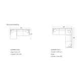 Rydell Modular Sofa - 3.5 Seater 1 Arm