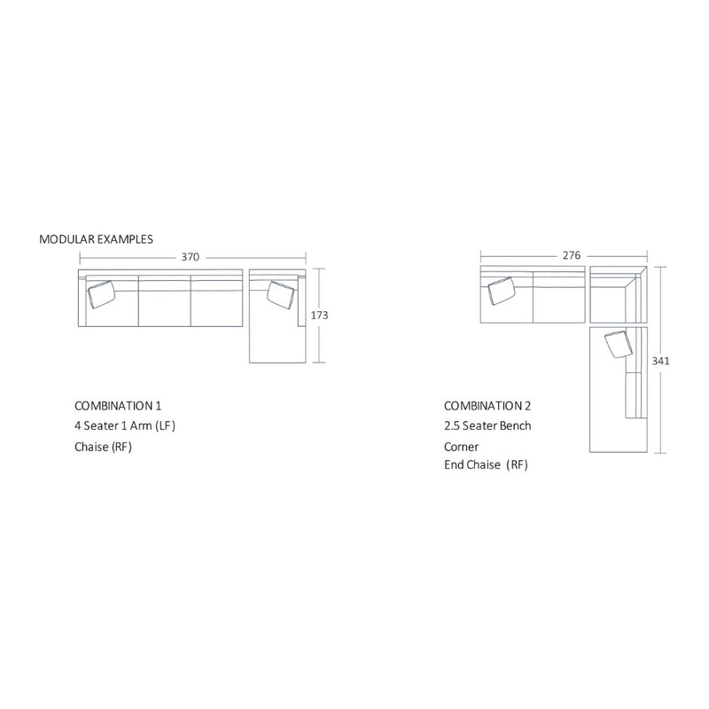 Sherman Modular Sofa - Chaise